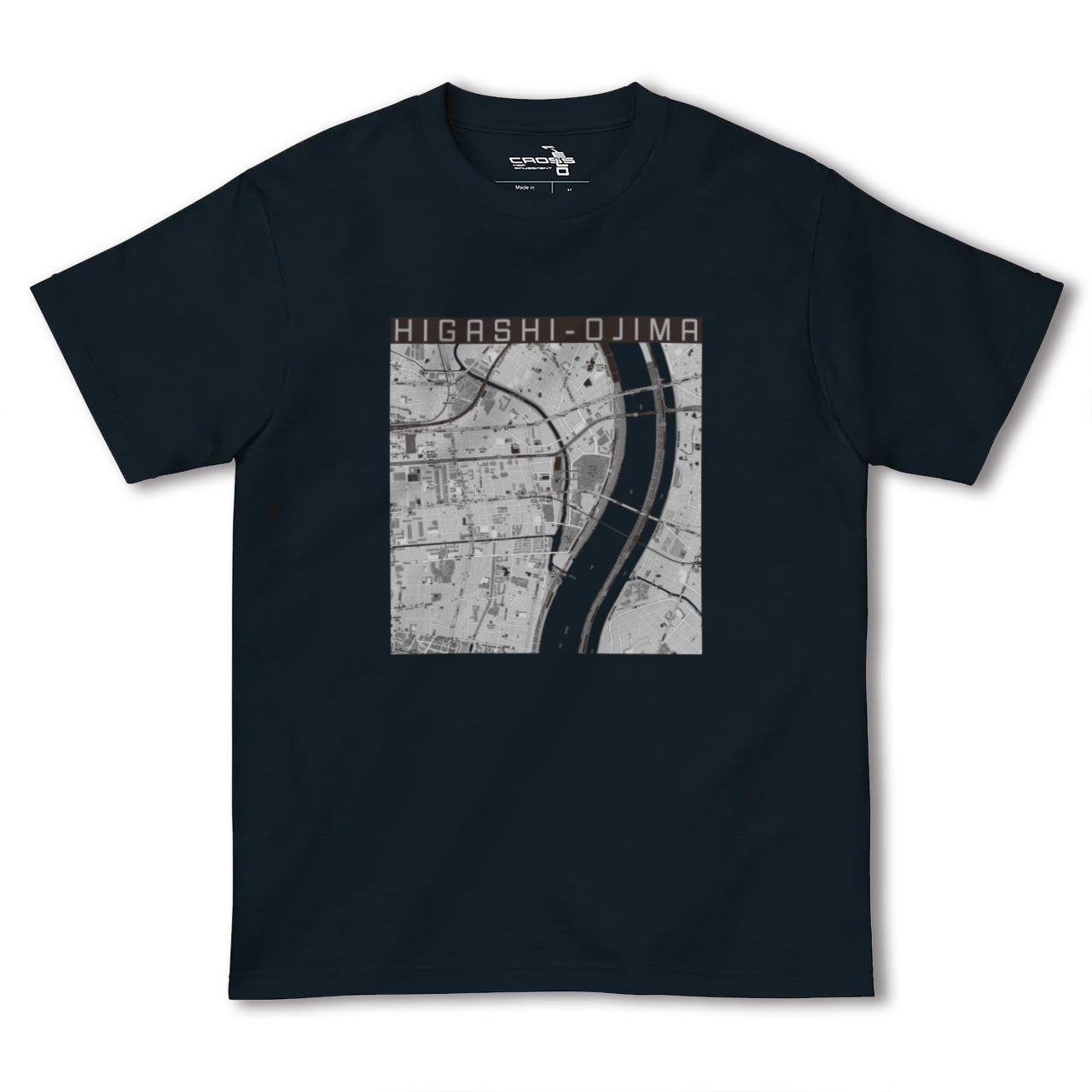 【東大島(東京都)】地図柄ヘビーウェイトTシャツ