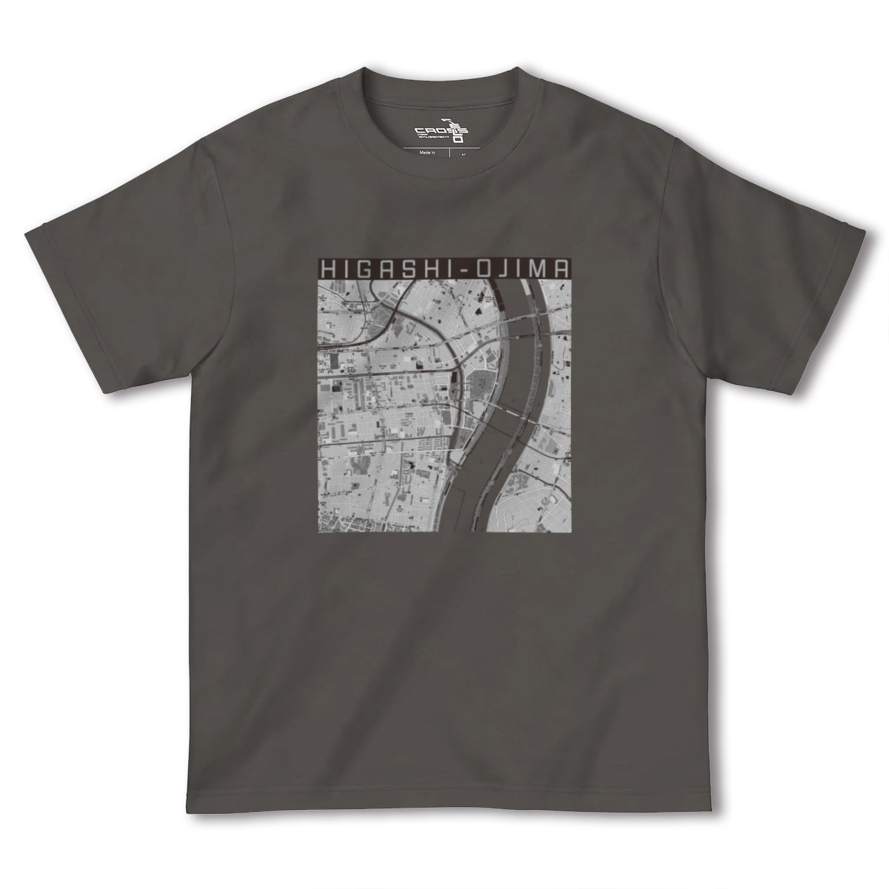 【東大島(東京都)】地図柄ヘビーウェイトTシャツ