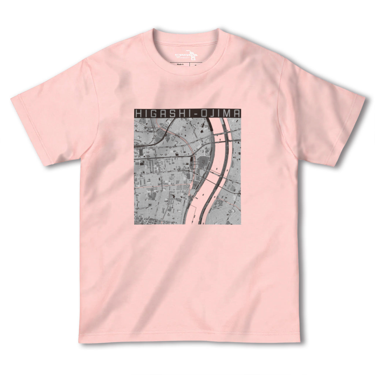 【東大島(東京都)】地図柄ヘビーウェイトTシャツ
