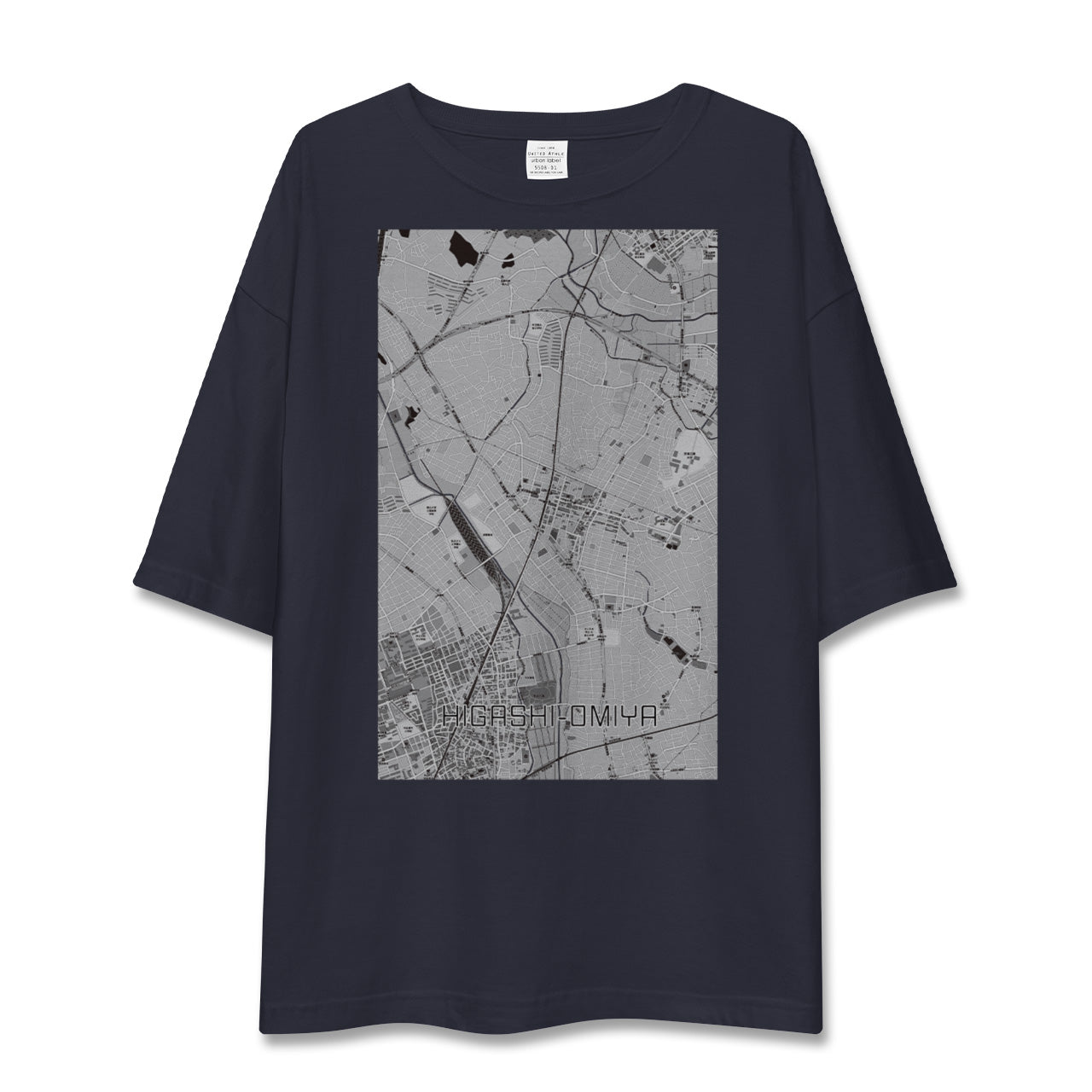 【東大宮(埼玉県)】地図柄ビッグシルエットTシャツ