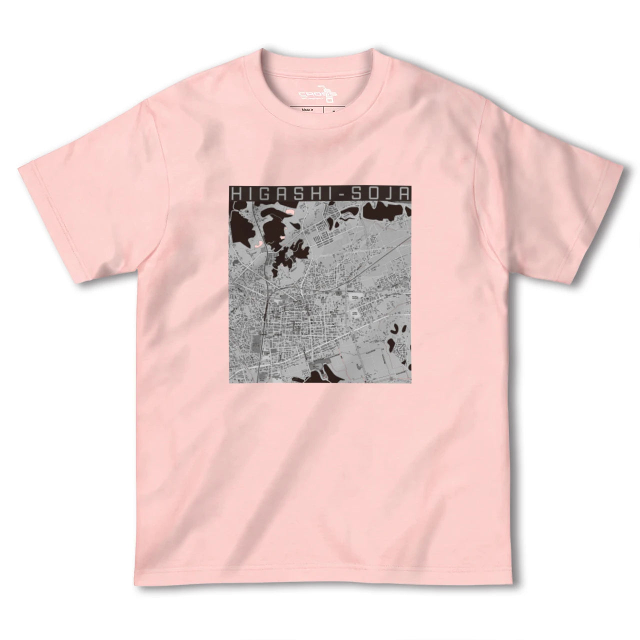 【東総社(岡山県)】地図柄ヘビーウェイトTシャツ