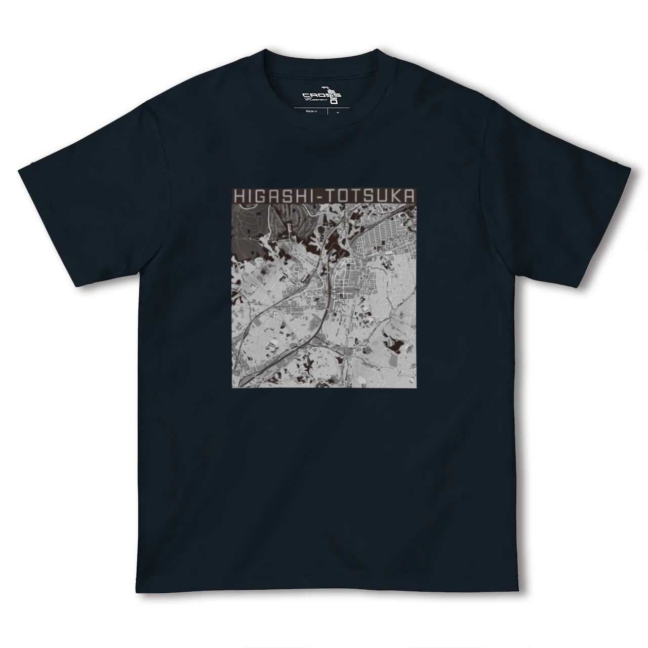 【東戸塚(神奈川県)】地図柄ヘビーウェイトTシャツ
