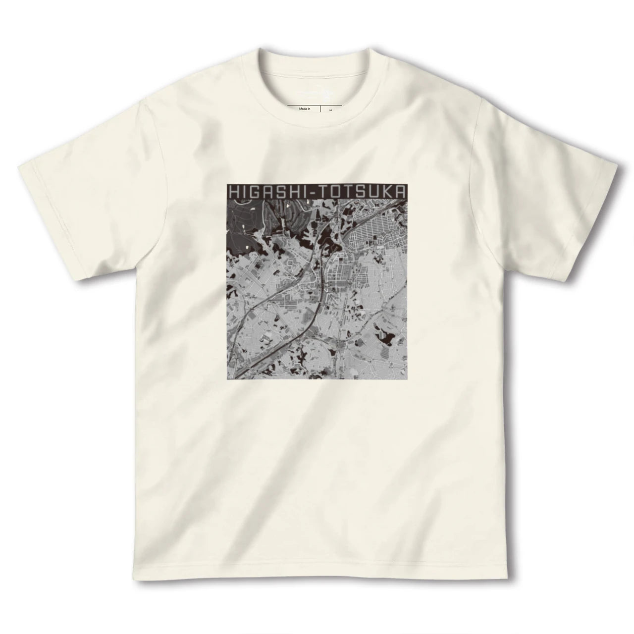 【東戸塚(神奈川県)】地図柄ヘビーウェイトTシャツ