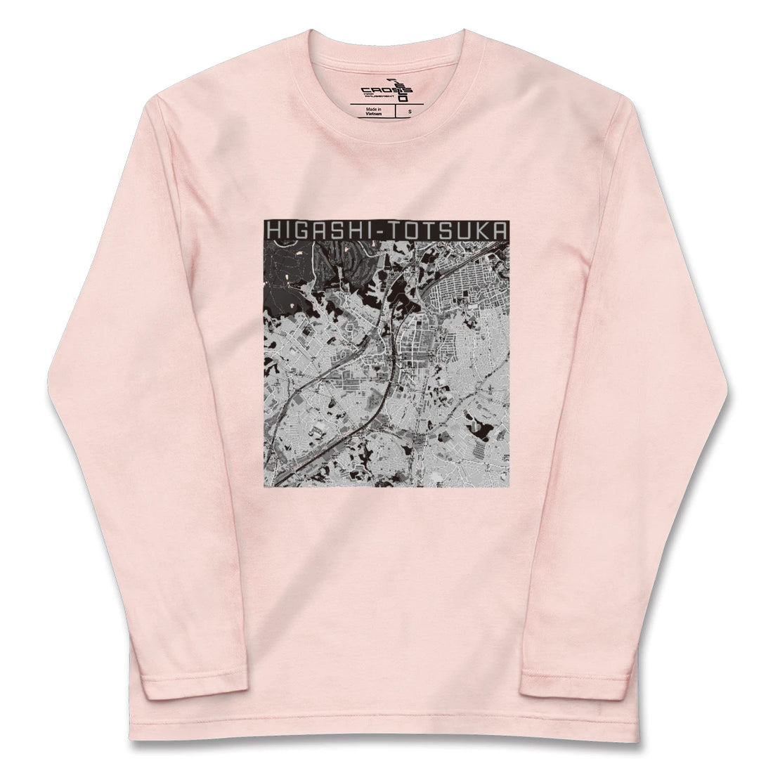 【東戸塚(神奈川県)】地図柄ロングスリーブTシャツ