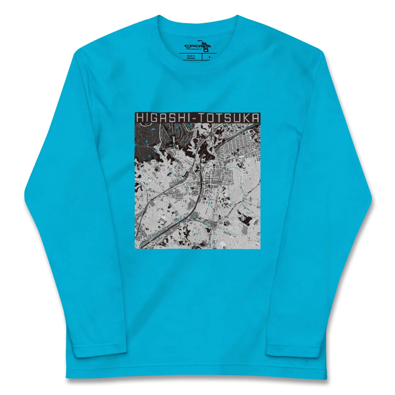 【東戸塚(神奈川県)】地図柄ロングスリーブTシャツ