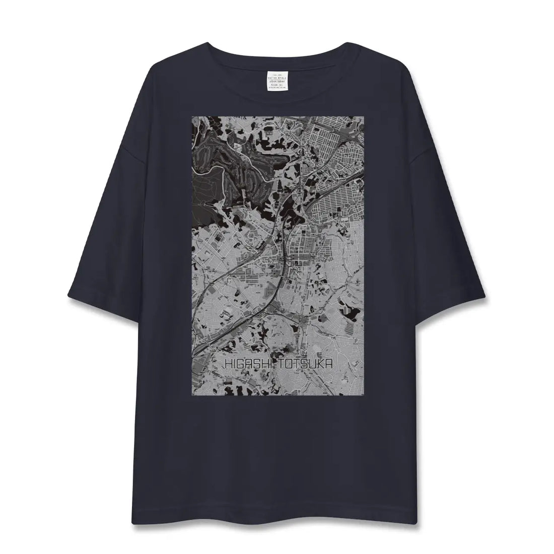 【東戸塚(神奈川県)】地図柄ビッグシルエットTシャツ