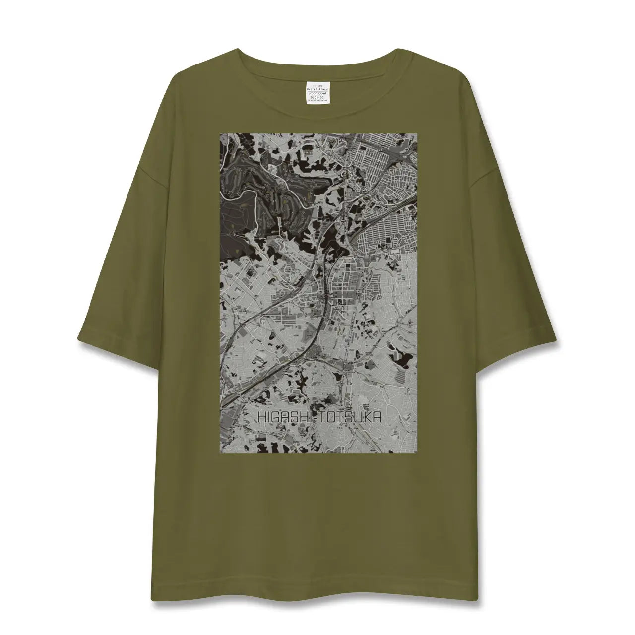 【東戸塚(神奈川県)】地図柄ビッグシルエットTシャツ