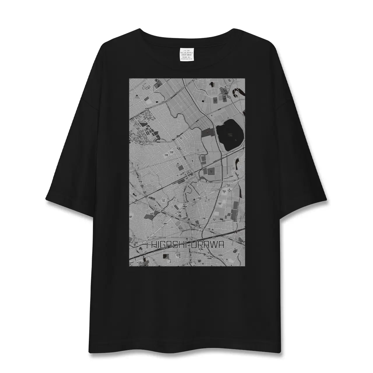 【東浦和(埼玉県)】地図柄ビッグシルエットTシャツ