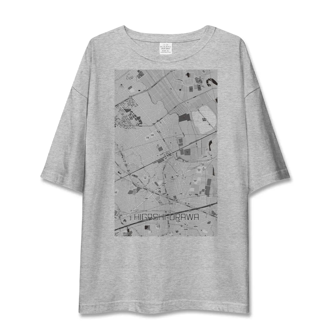 【東浦和(埼玉県)】地図柄ビッグシルエットTシャツ
