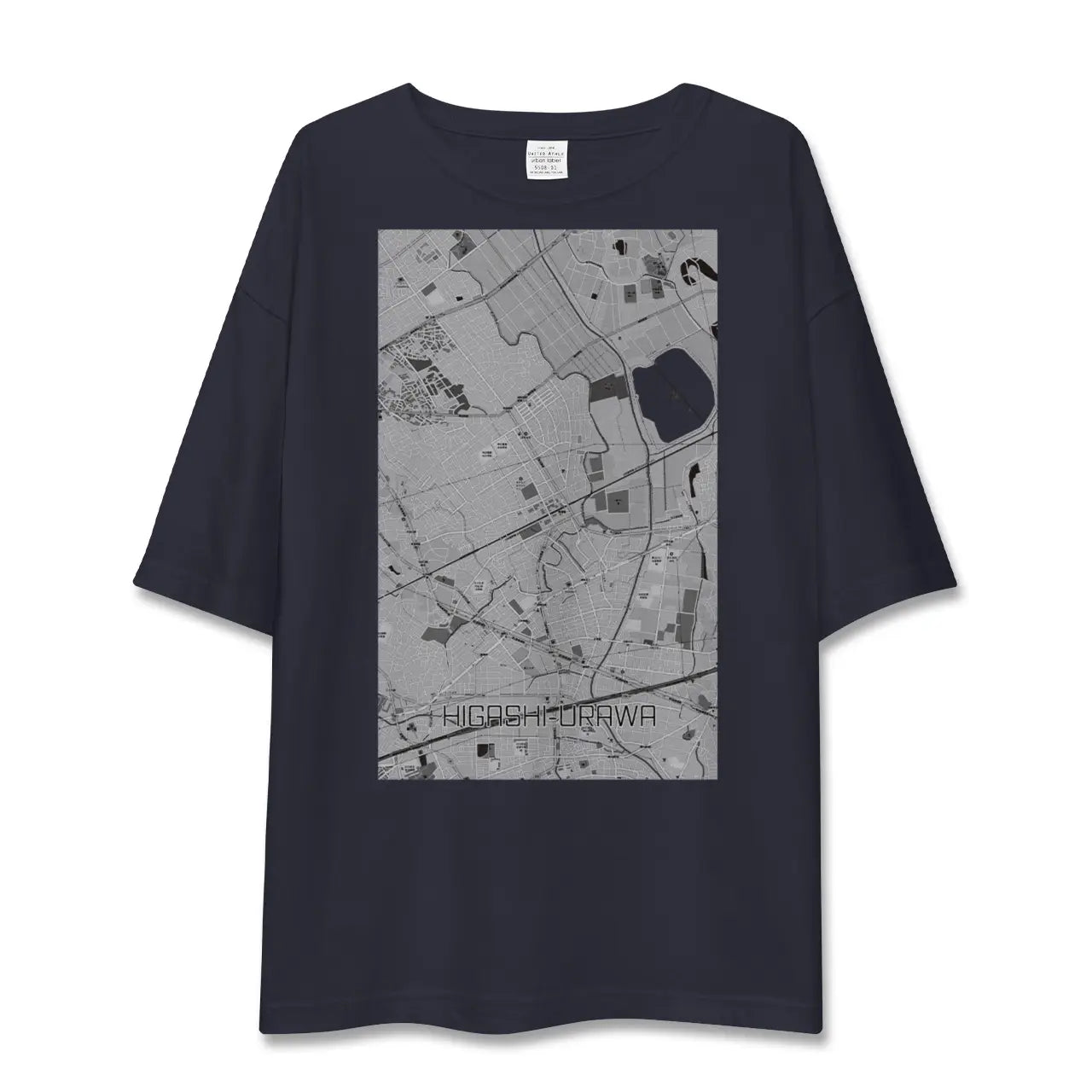 【東浦和(埼玉県)】地図柄ビッグシルエットTシャツ