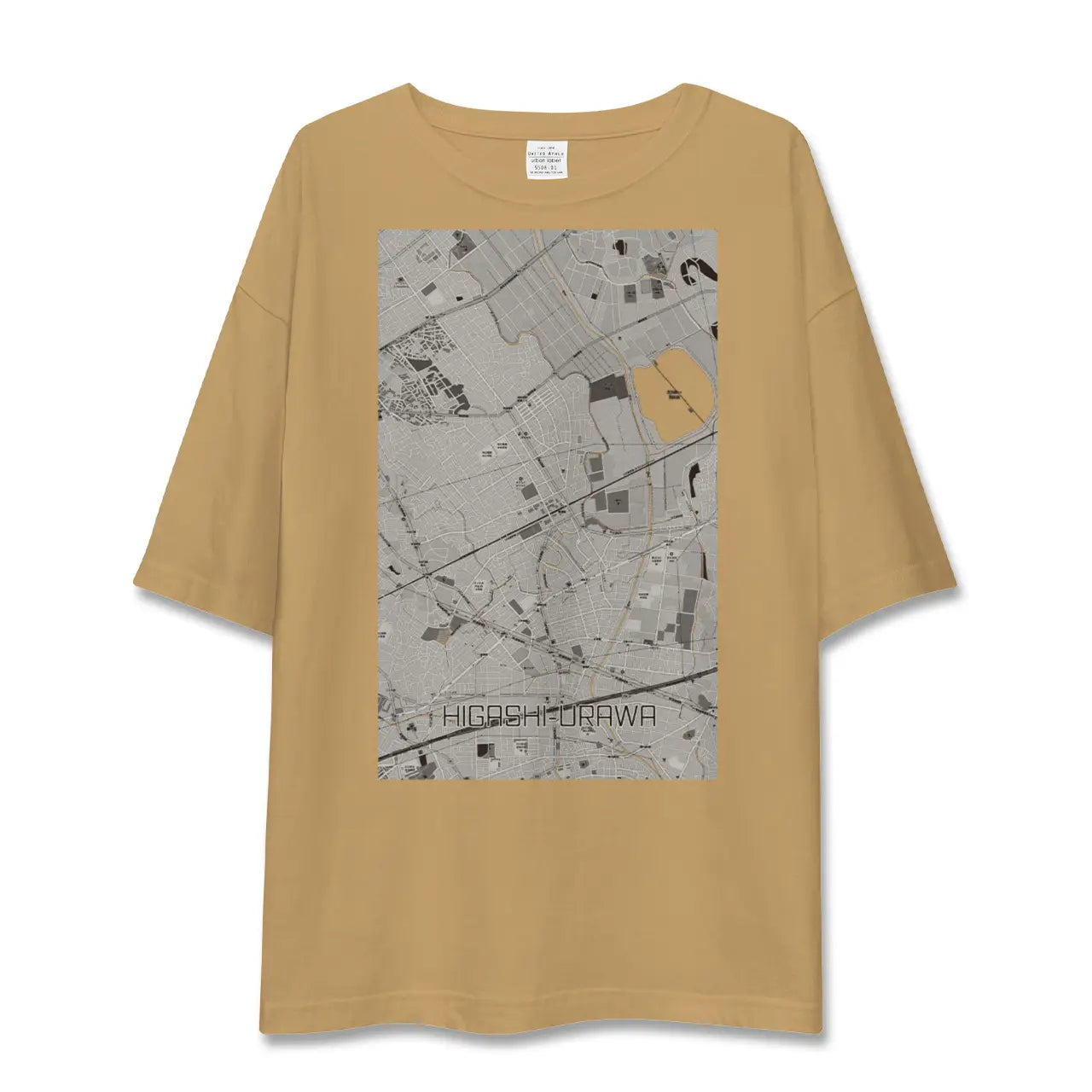 【東浦和(埼玉県)】地図柄ビッグシルエットTシャツ