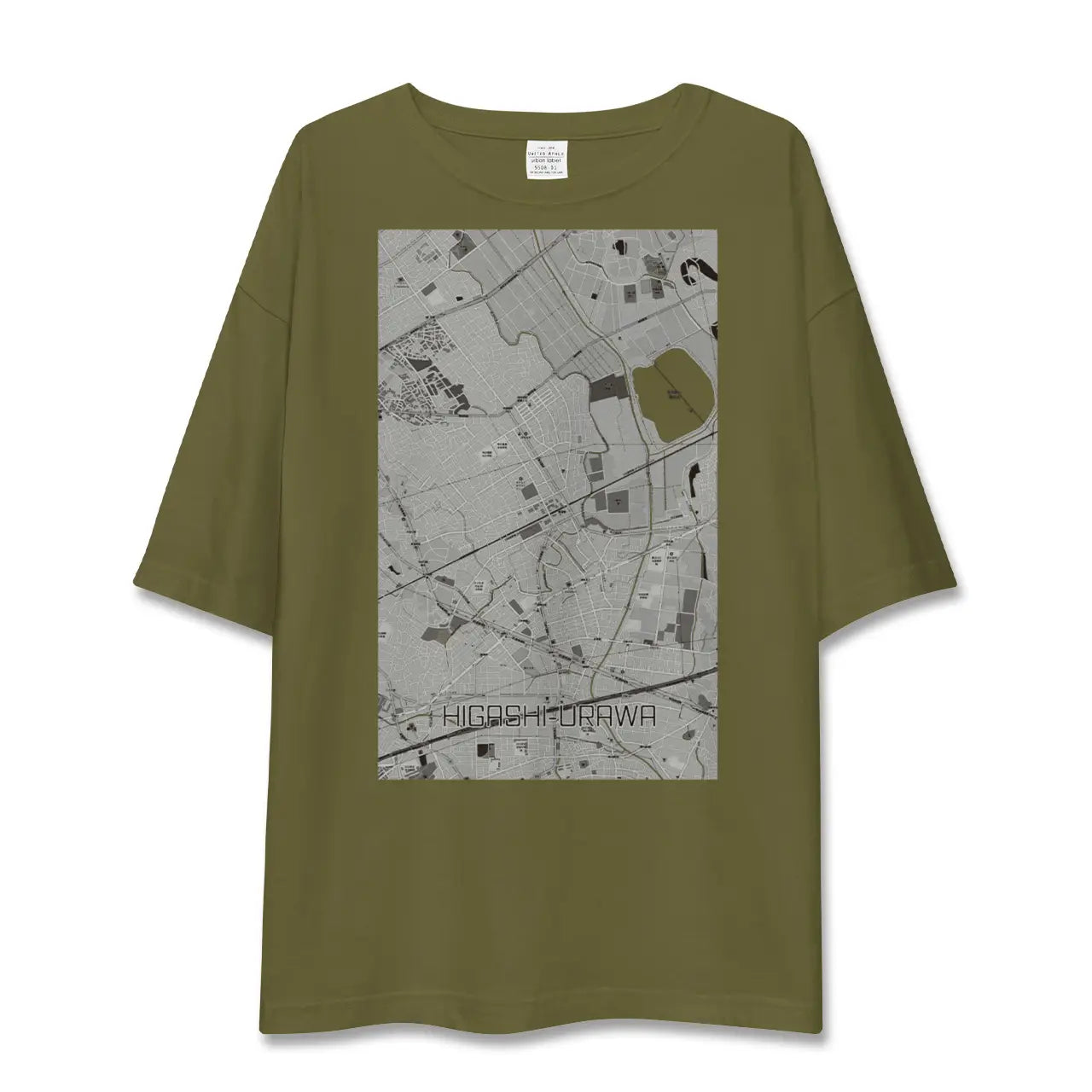 【東浦和(埼玉県)】地図柄ビッグシルエットTシャツ