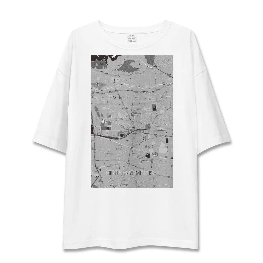 【東大和市(東京都)】地図柄ビッグシルエットTシャツ