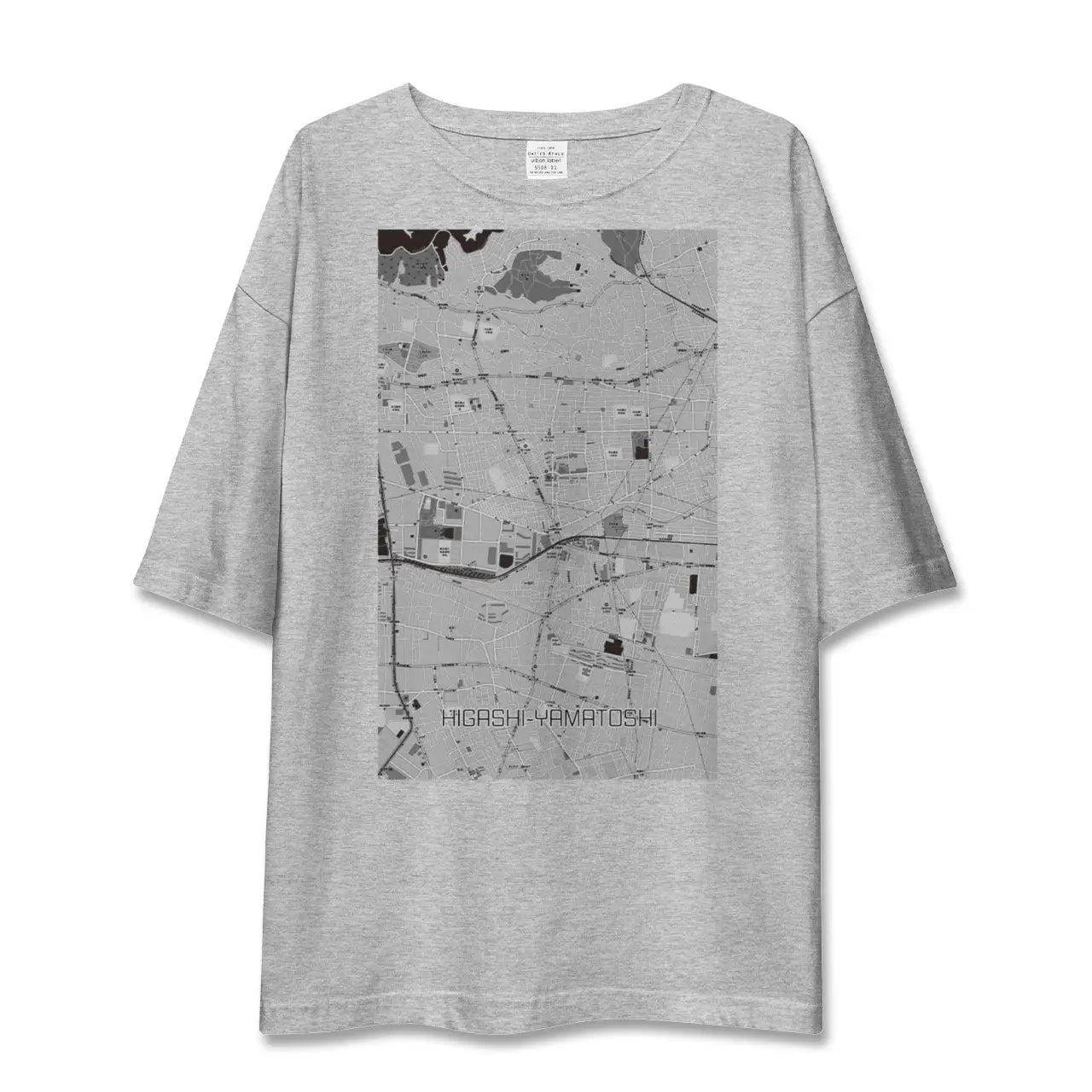 【東大和市(東京都)】地図柄ビッグシルエットTシャツ