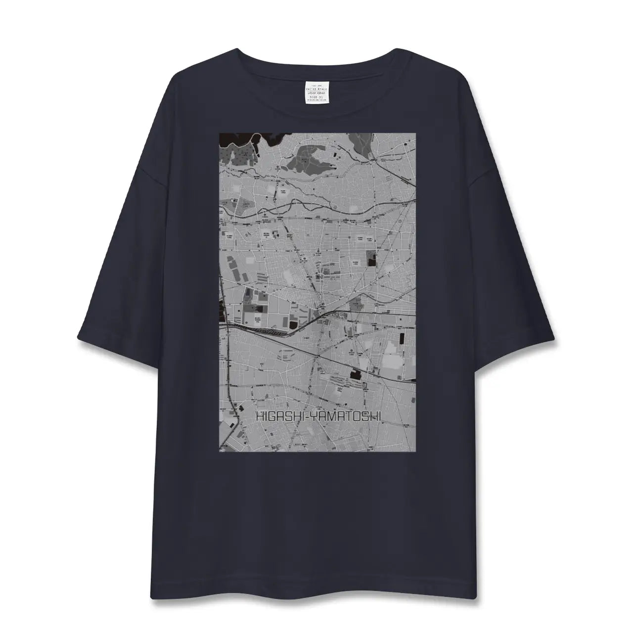 【東大和市(東京都)】地図柄ビッグシルエットTシャツ