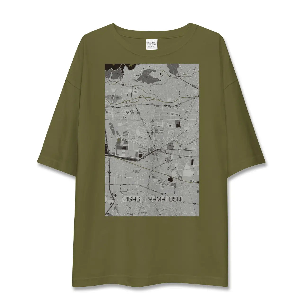 【東大和市(東京都)】地図柄ビッグシルエットTシャツ