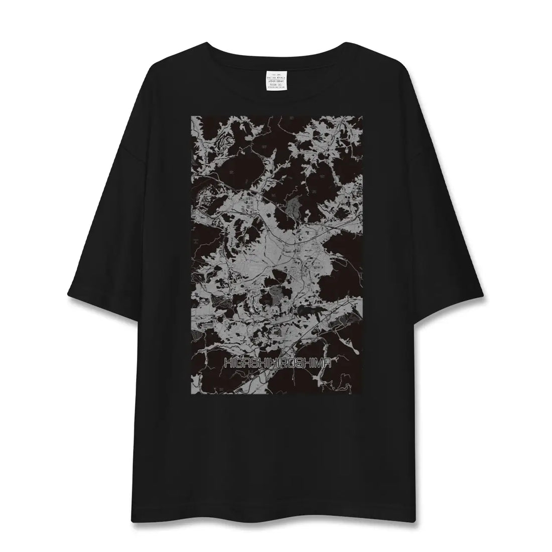 【東広島(広島県)】地図柄ビッグシルエットTシャツ