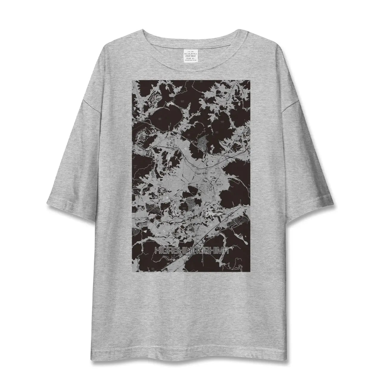 【東広島(広島県)】地図柄ビッグシルエットTシャツ