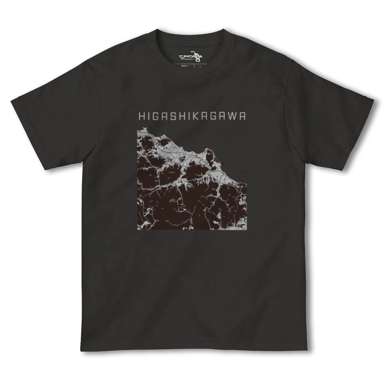【東かがわ(香川県)】地図柄ヘビーウェイトTシャツ