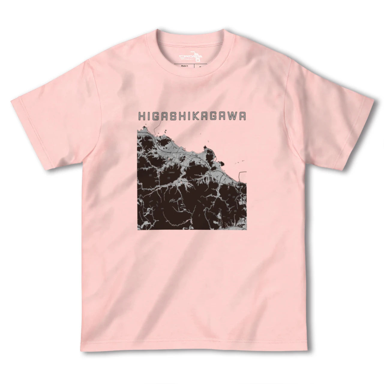 【東かがわ(香川県)】地図柄ヘビーウェイトTシャツ