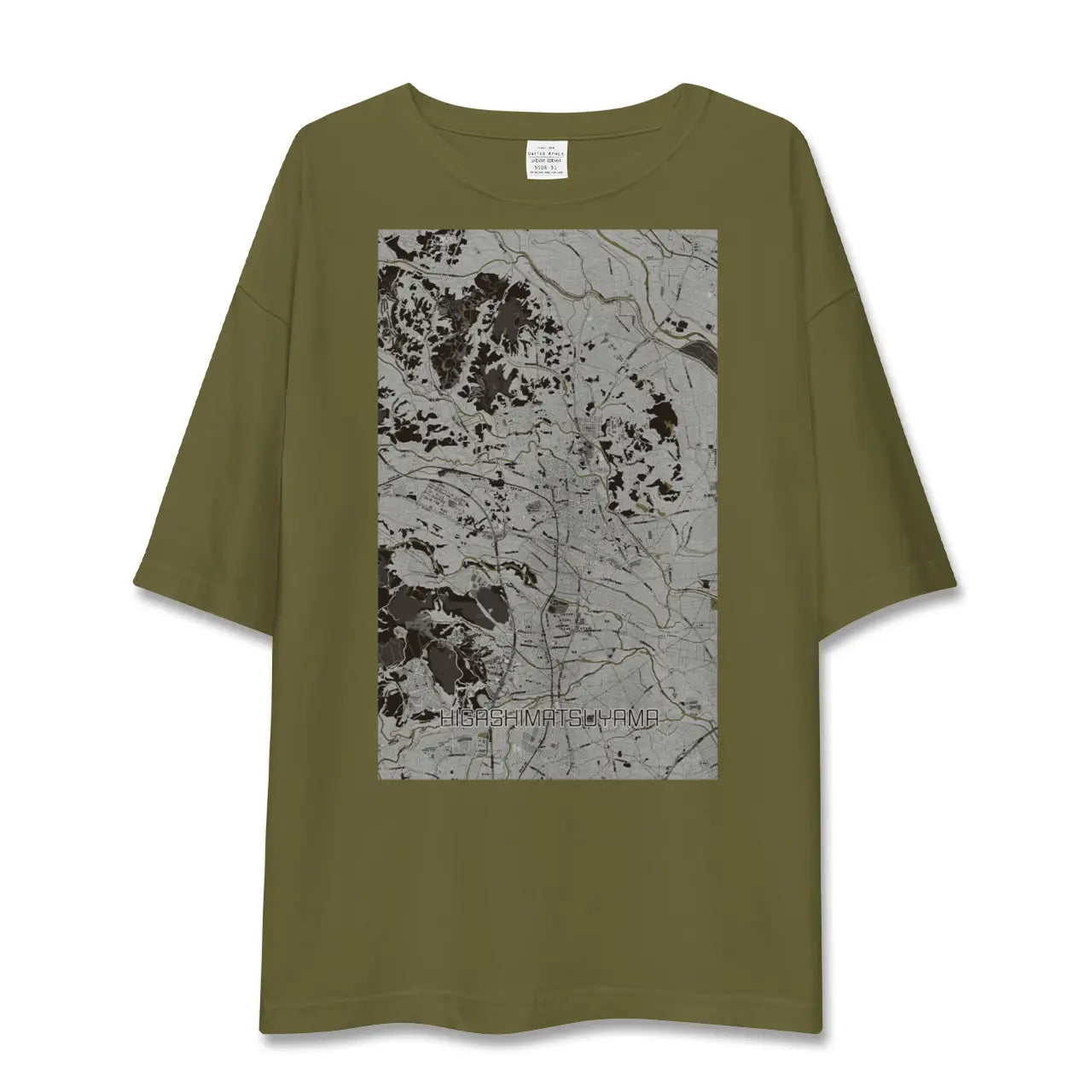 【東松山(埼玉県)】地図柄ビッグシルエットTシャツ