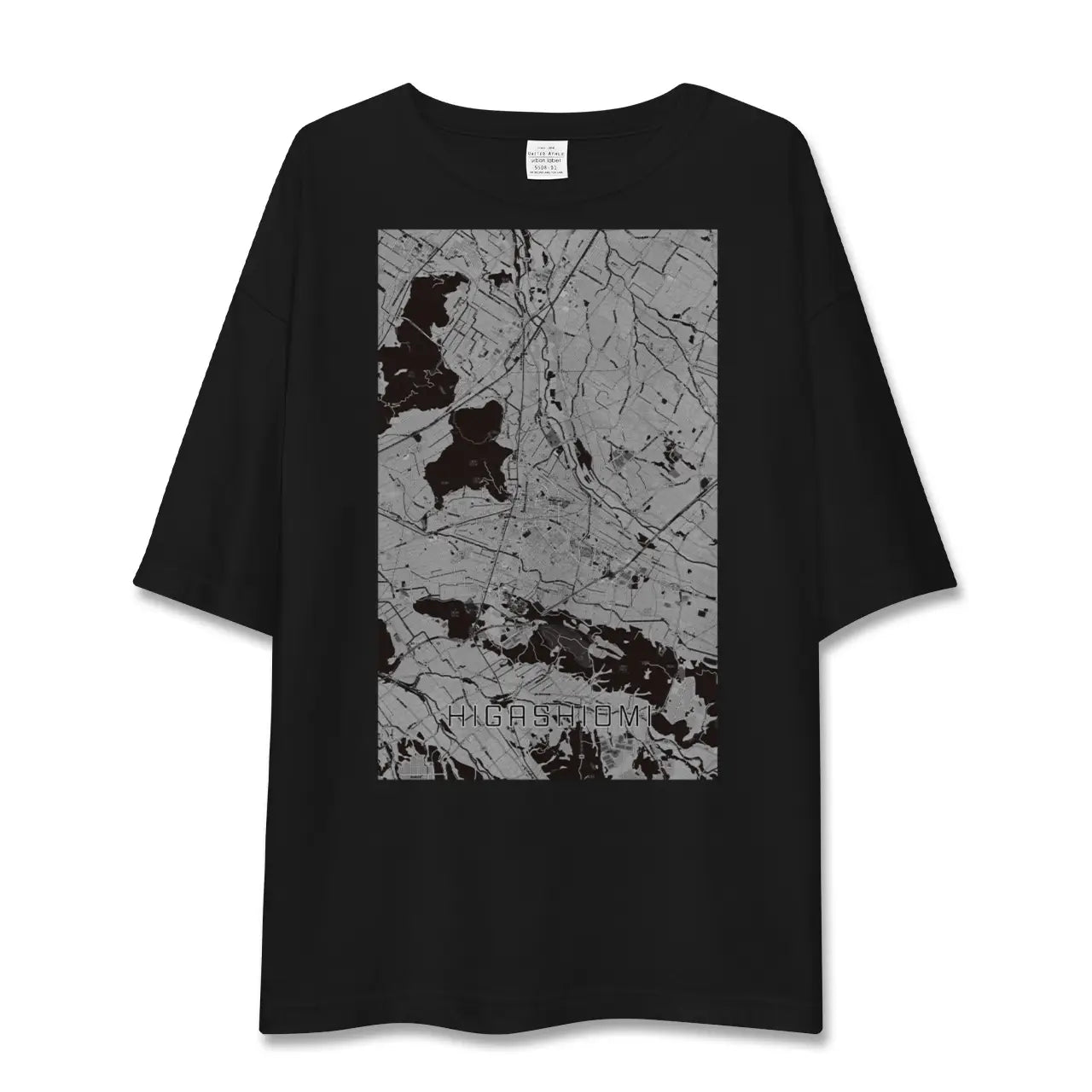 【東近江(滋賀県)】地図柄ビッグシルエットTシャツ