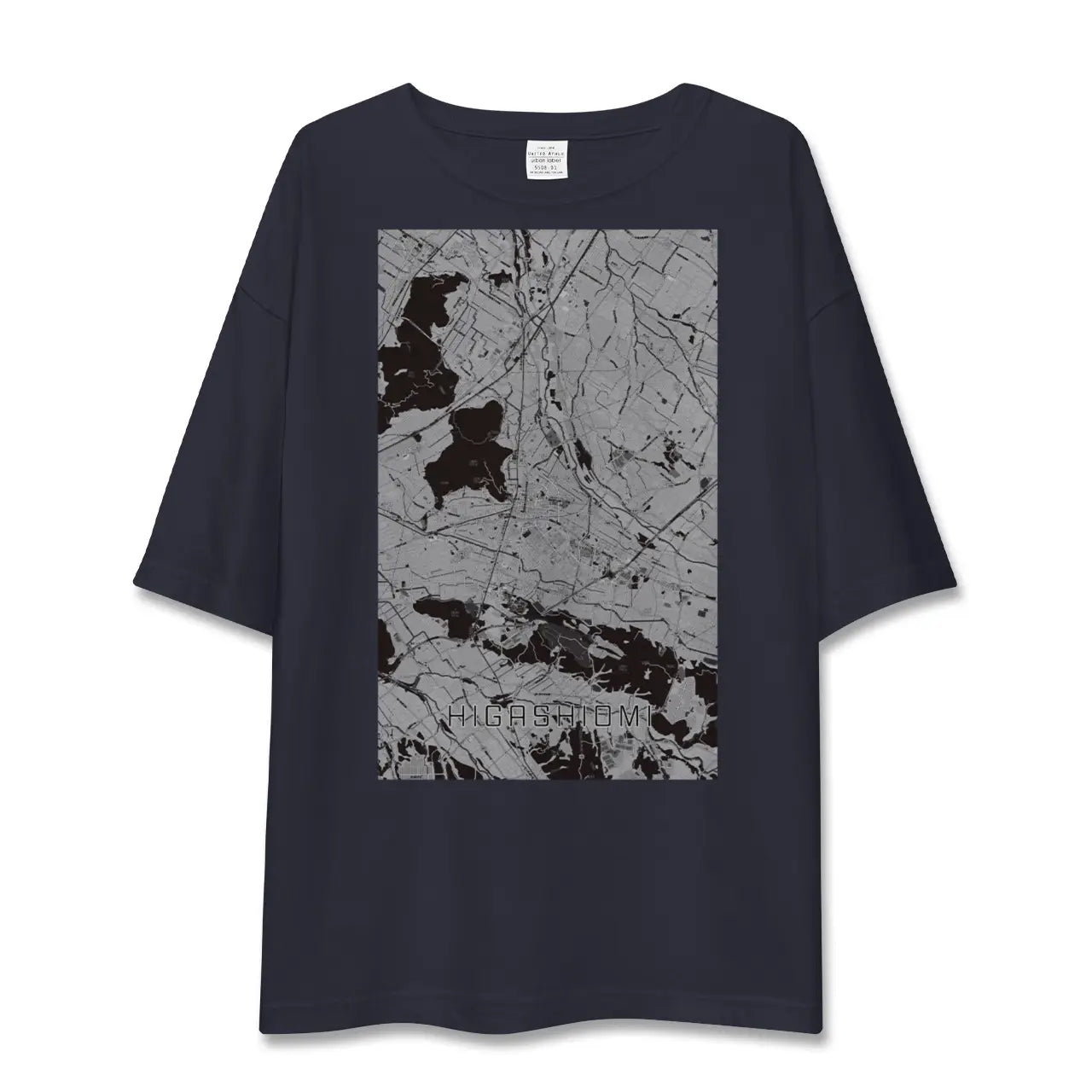 【東近江(滋賀県)】地図柄ビッグシルエットTシャツ