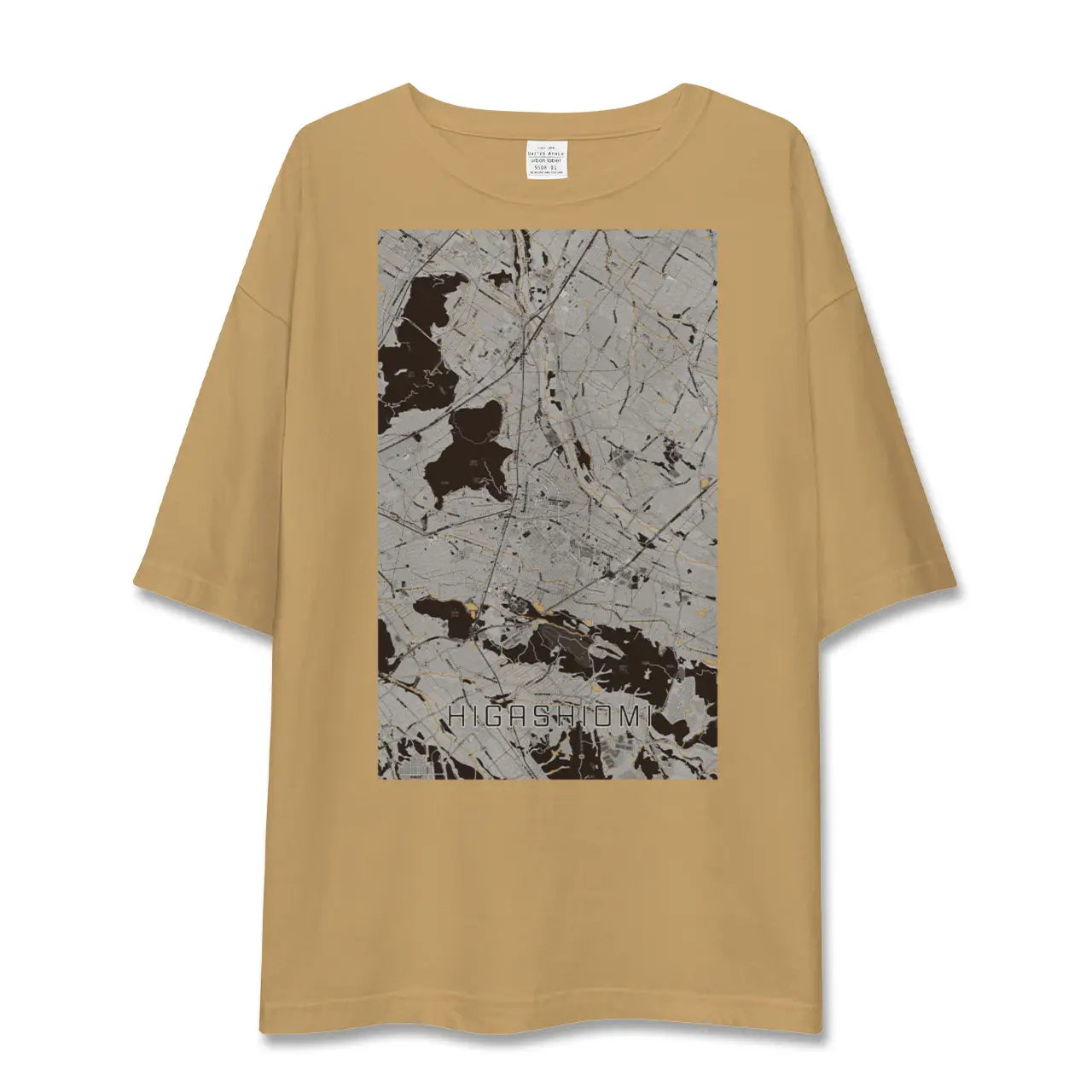 【東近江(滋賀県)】地図柄ビッグシルエットTシャツ