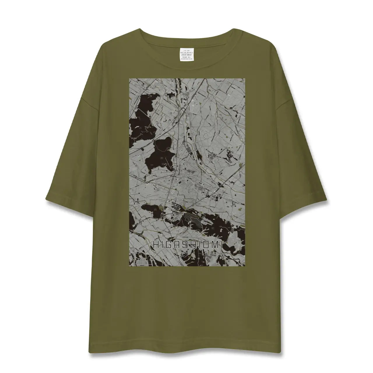 【東近江(滋賀県)】地図柄ビッグシルエットTシャツ