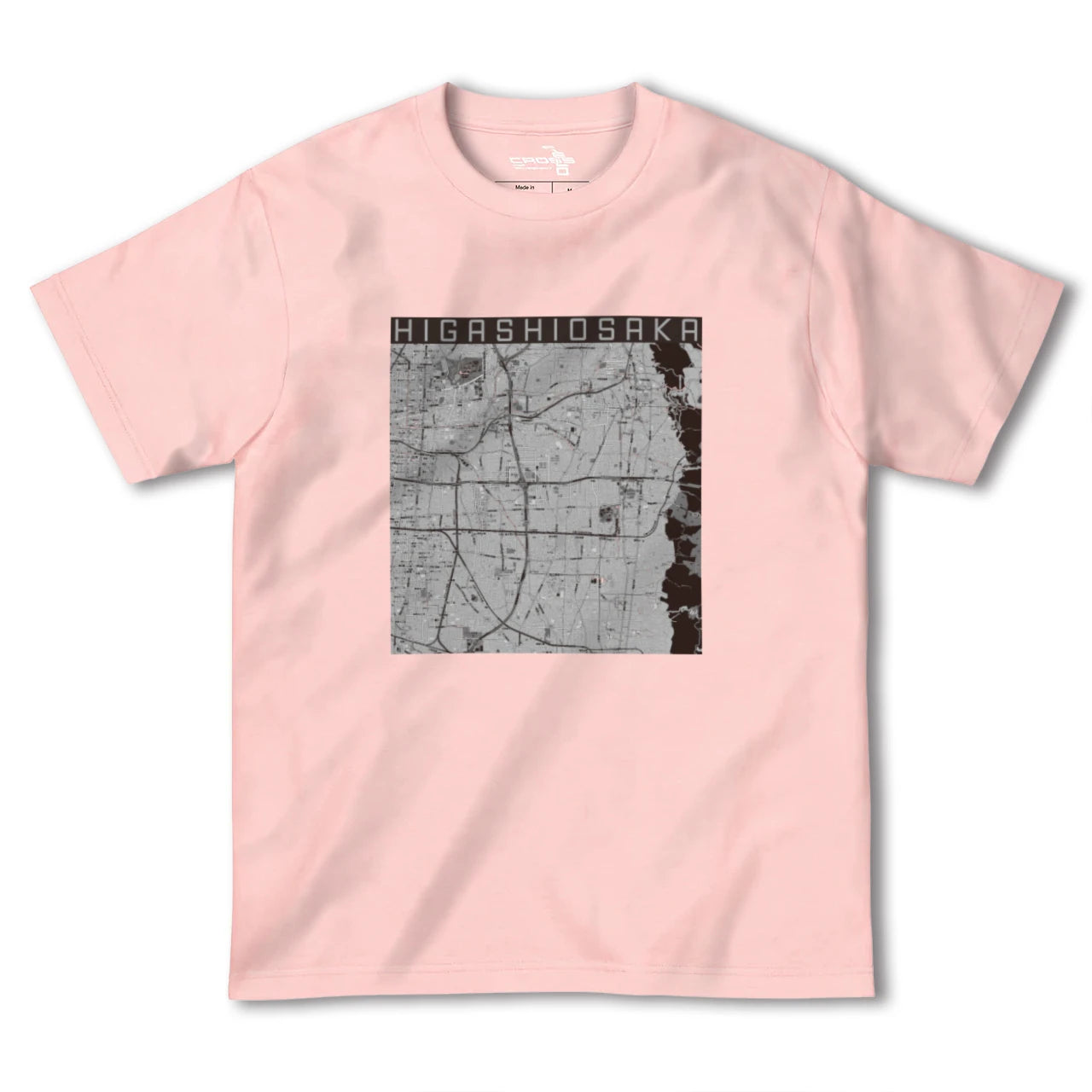 【東大阪(大阪府)】地図柄ヘビーウェイトTシャツ