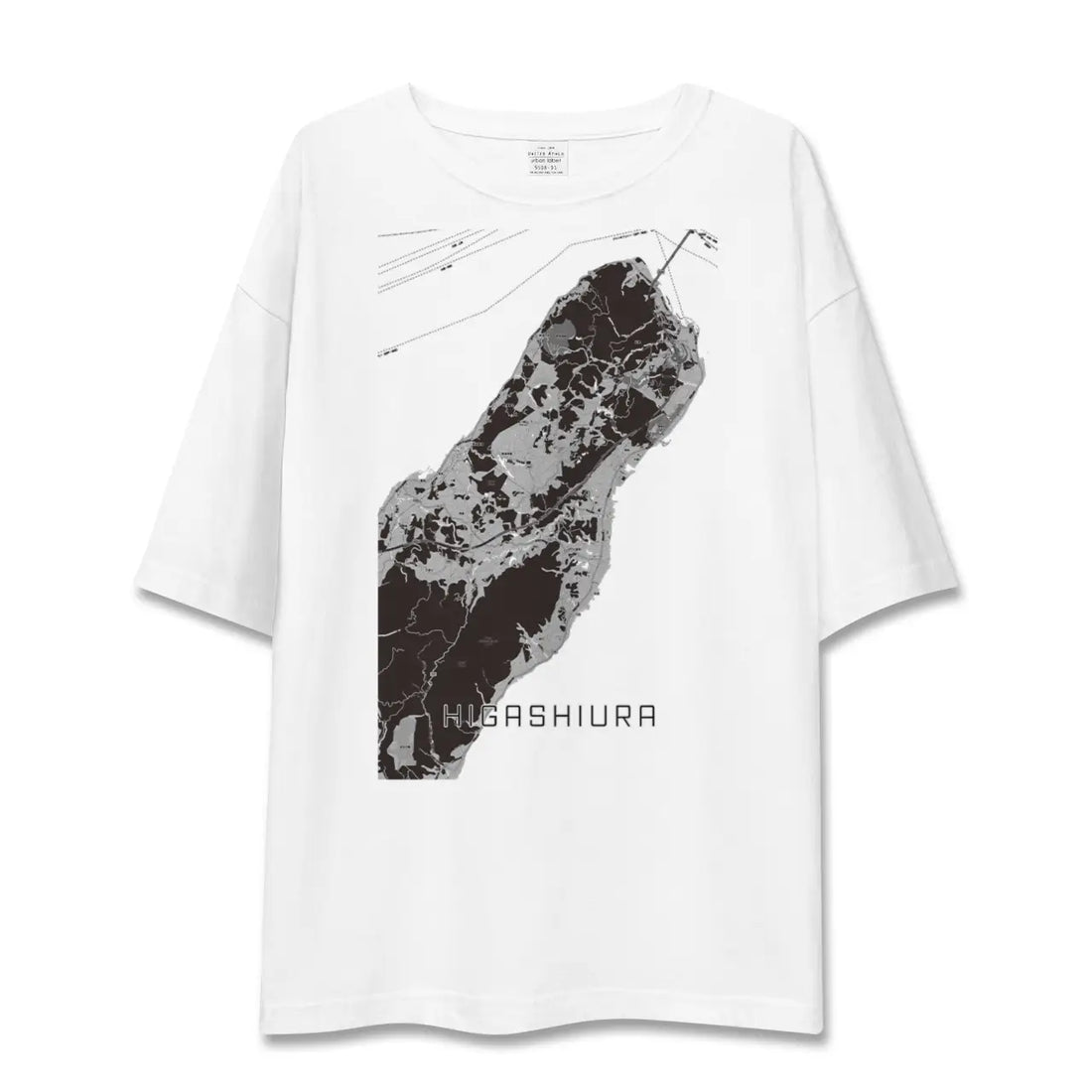 【東浦(兵庫県)(兵庫県)】地図柄ビッグシルエットTシャツ