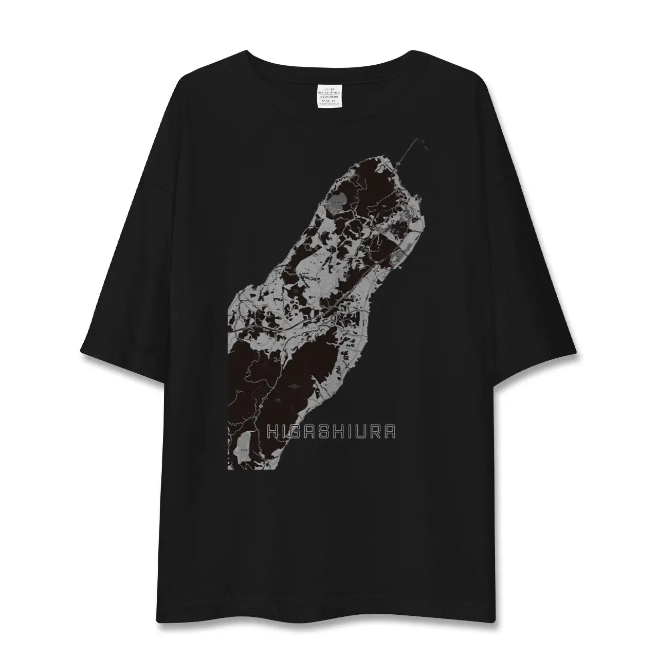 【東浦(兵庫県)(兵庫県)】地図柄ビッグシルエットTシャツ