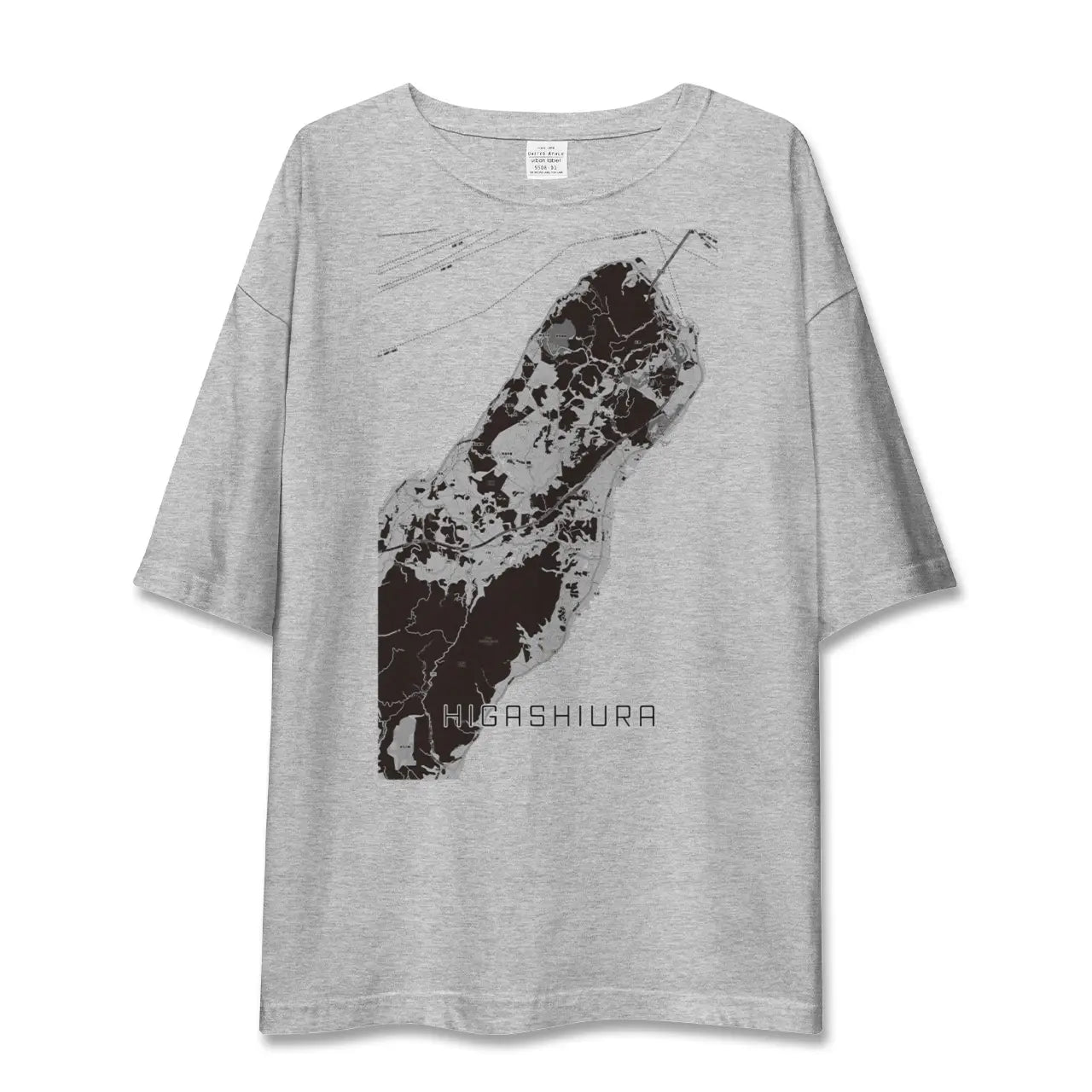【東浦(兵庫県)(兵庫県)】地図柄ビッグシルエットTシャツ