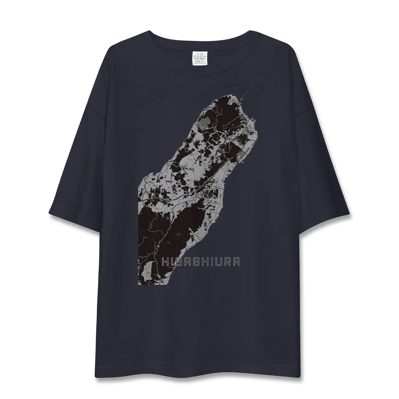 【東浦(兵庫県)(兵庫県)】地図柄ビッグシルエットTシャツ