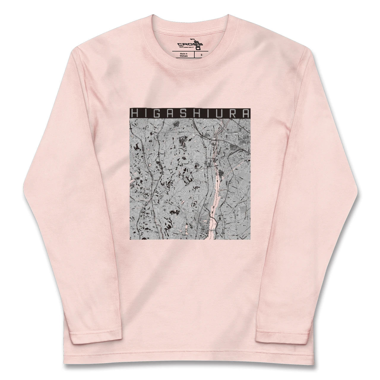 【東浦(愛知県)】地図柄ロングスリーブTシャツ