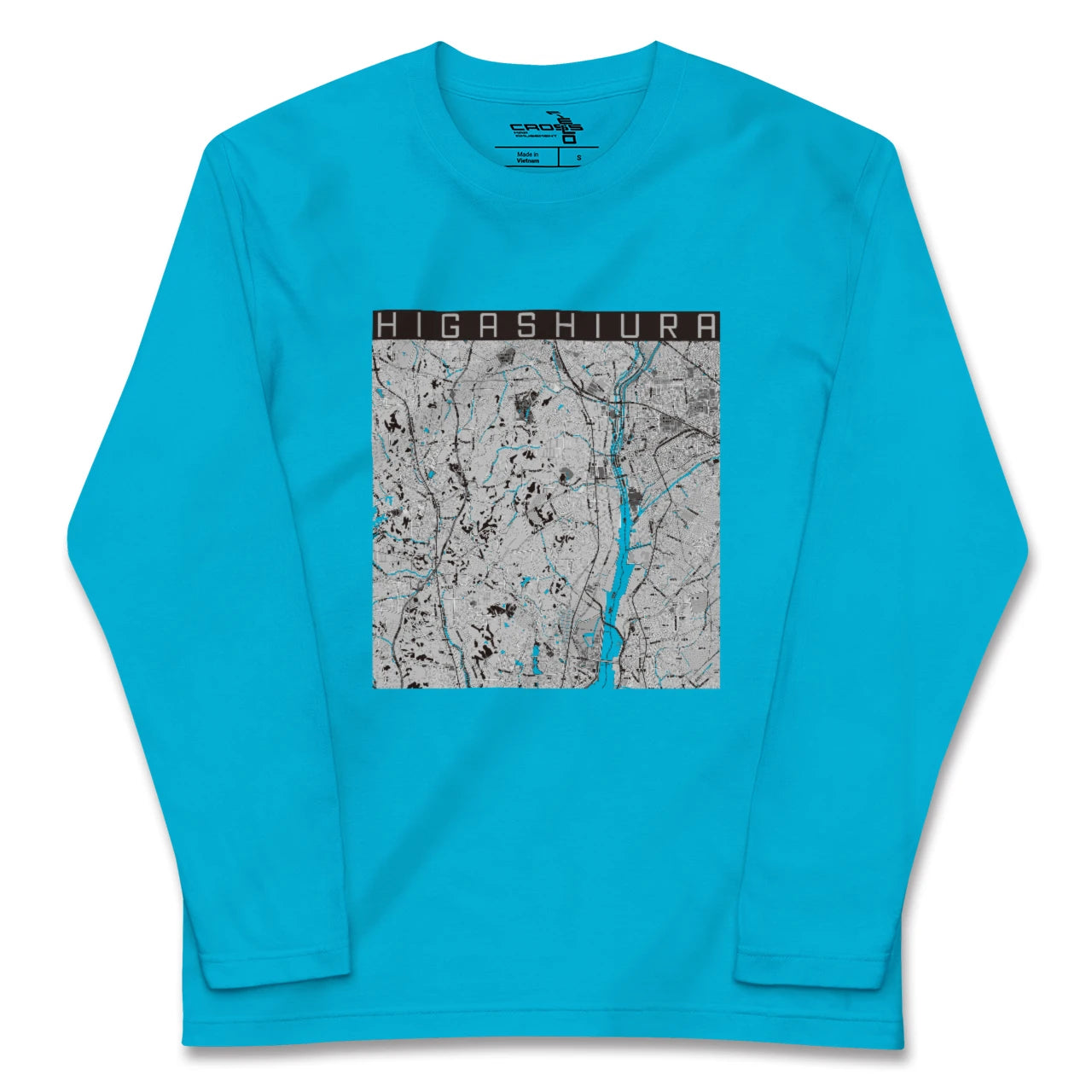 【東浦(愛知県)】地図柄ロングスリーブTシャツ