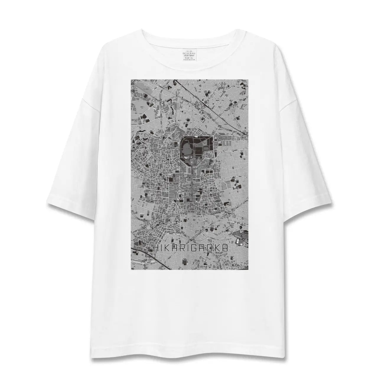 【光が丘(東京都)】地図柄ビッグシルエットTシャツ