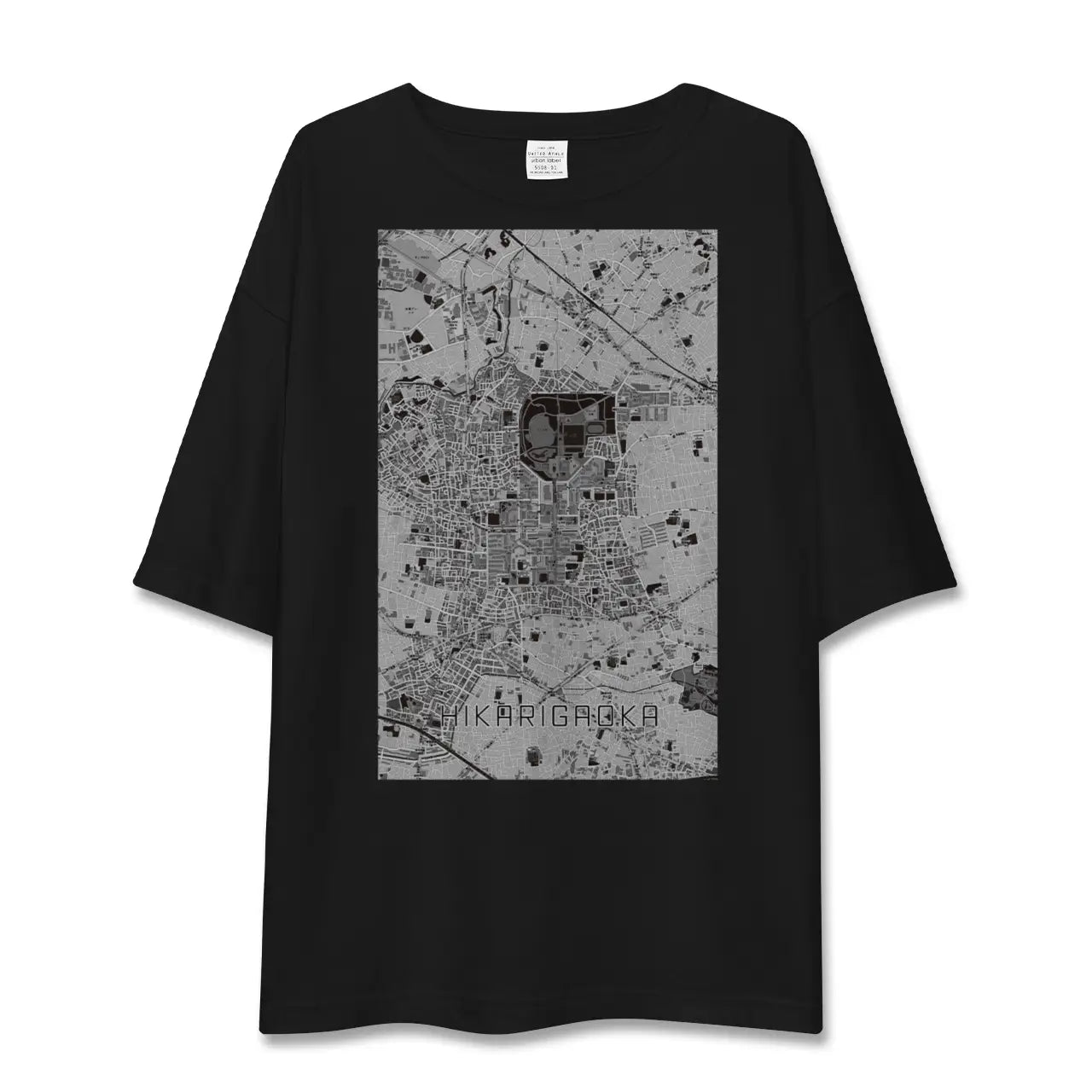 【光が丘(東京都)】地図柄ビッグシルエットTシャツ