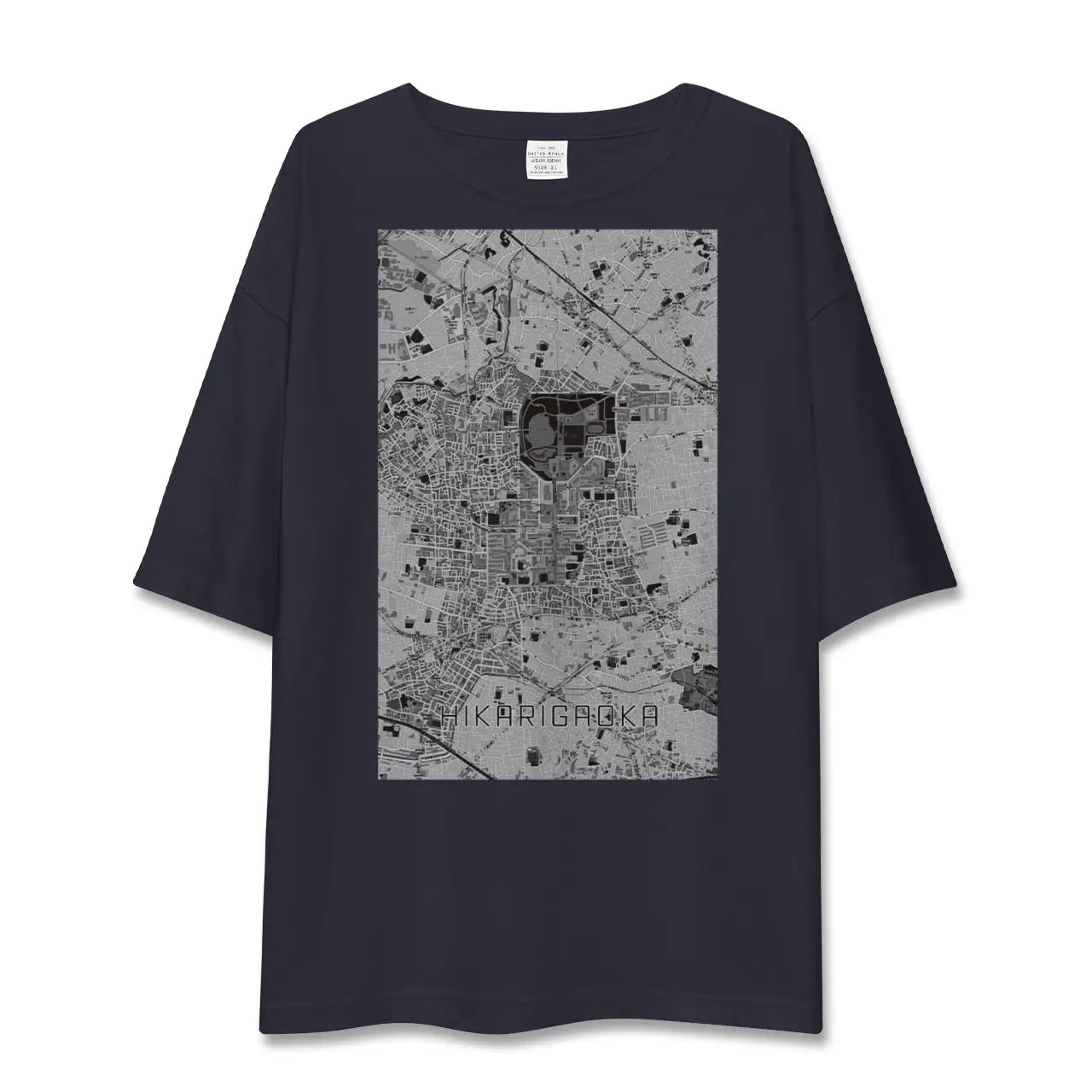 【光が丘(東京都)】地図柄ビッグシルエットTシャツ