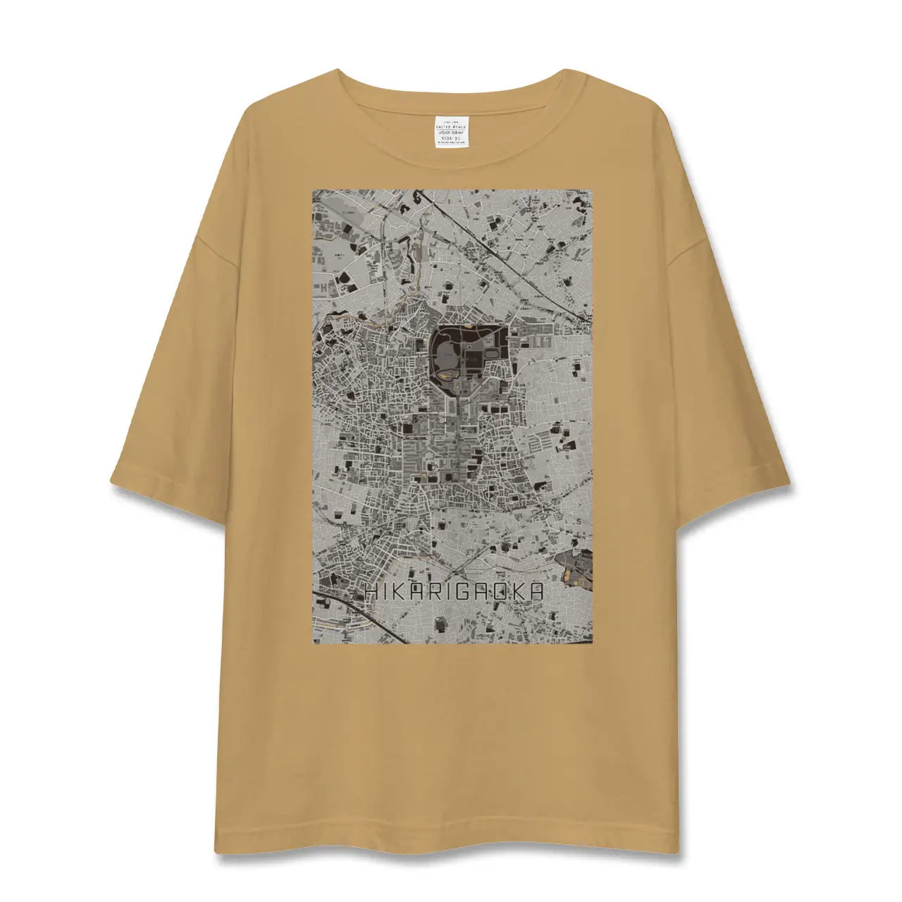 【光が丘(東京都)】地図柄ビッグシルエットTシャツ