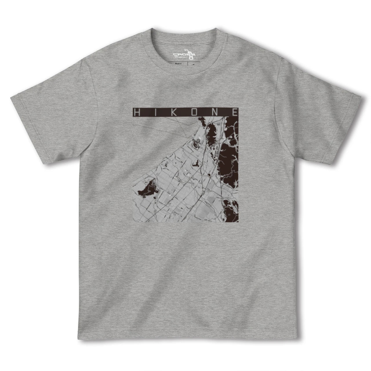 【彦根(滋賀県)】地図柄ヘビーウェイトTシャツ