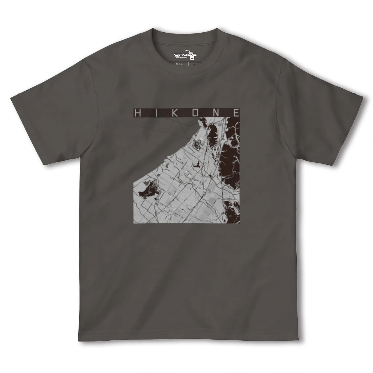【彦根(滋賀県)】地図柄ヘビーウェイトTシャツ