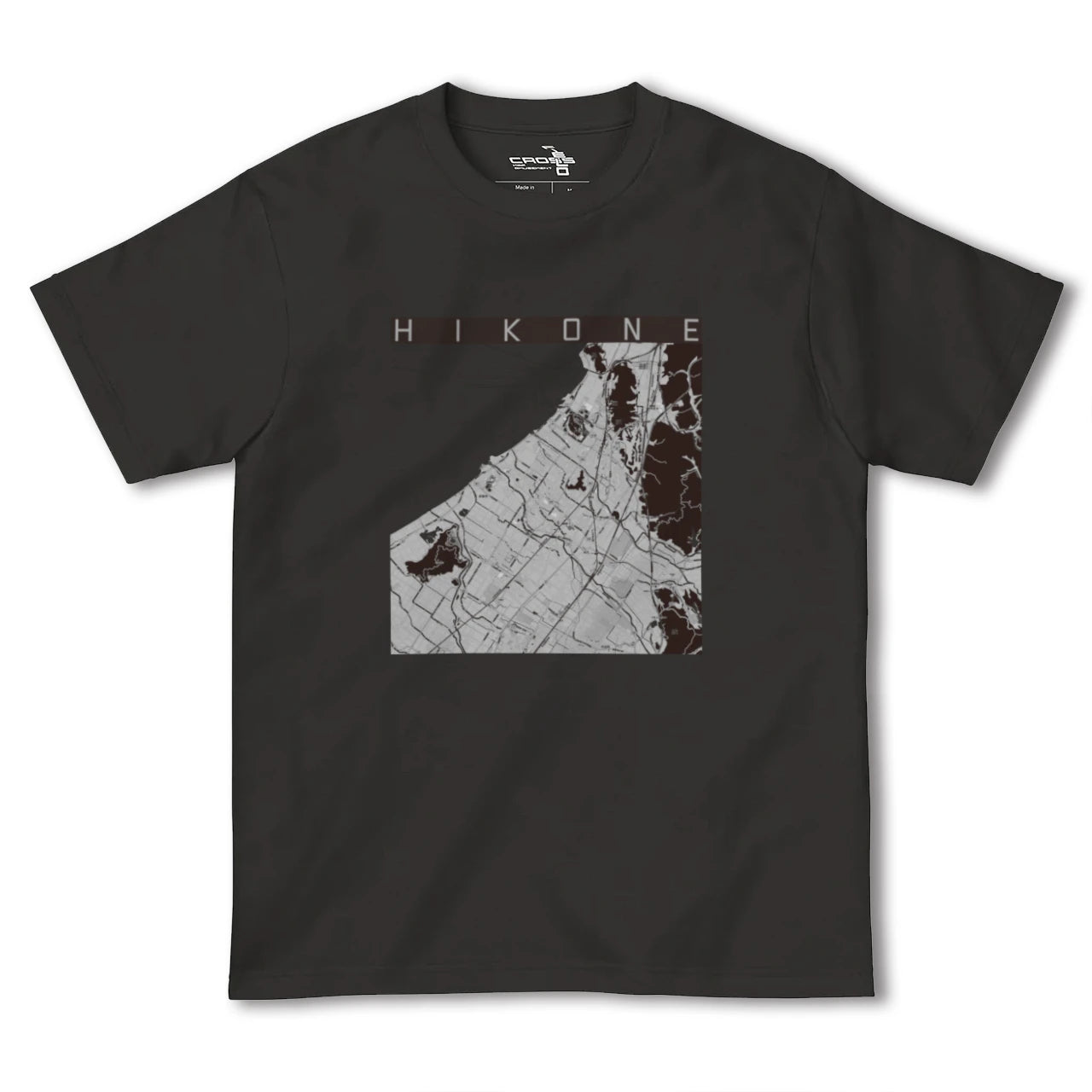 【彦根(滋賀県)】地図柄ヘビーウェイトTシャツ
