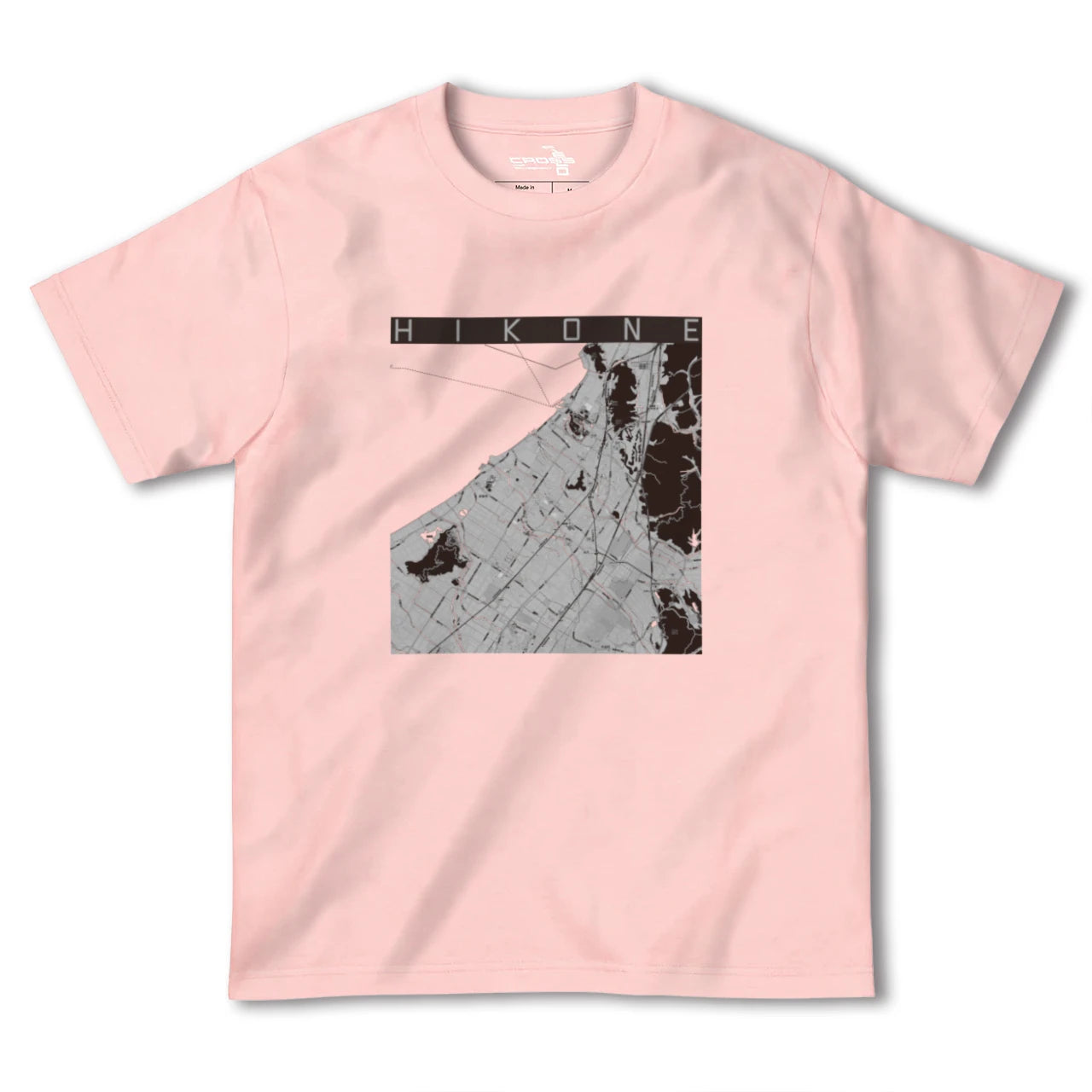 【彦根(滋賀県)】地図柄ヘビーウェイトTシャツ