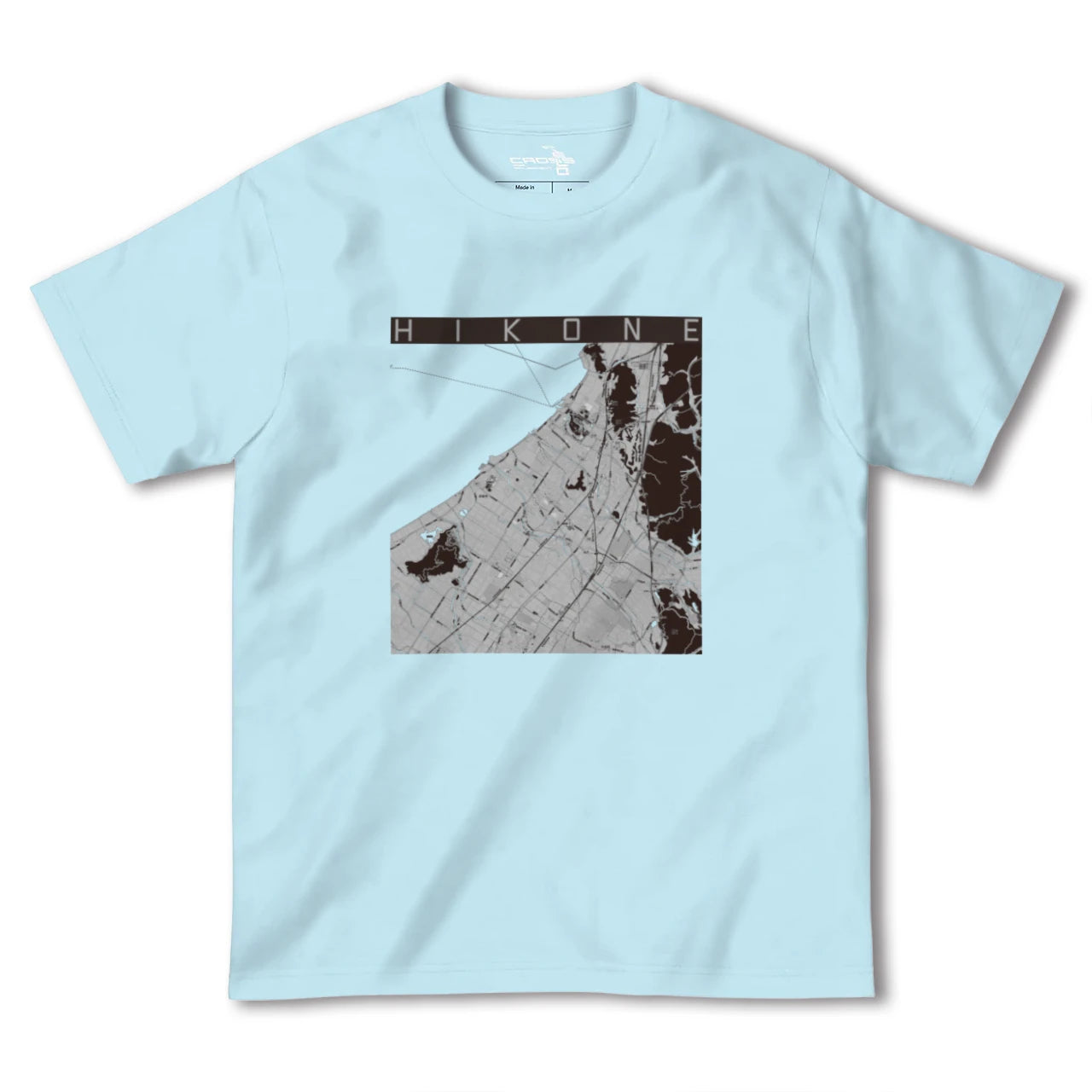 【彦根(滋賀県)】地図柄ヘビーウェイトTシャツ