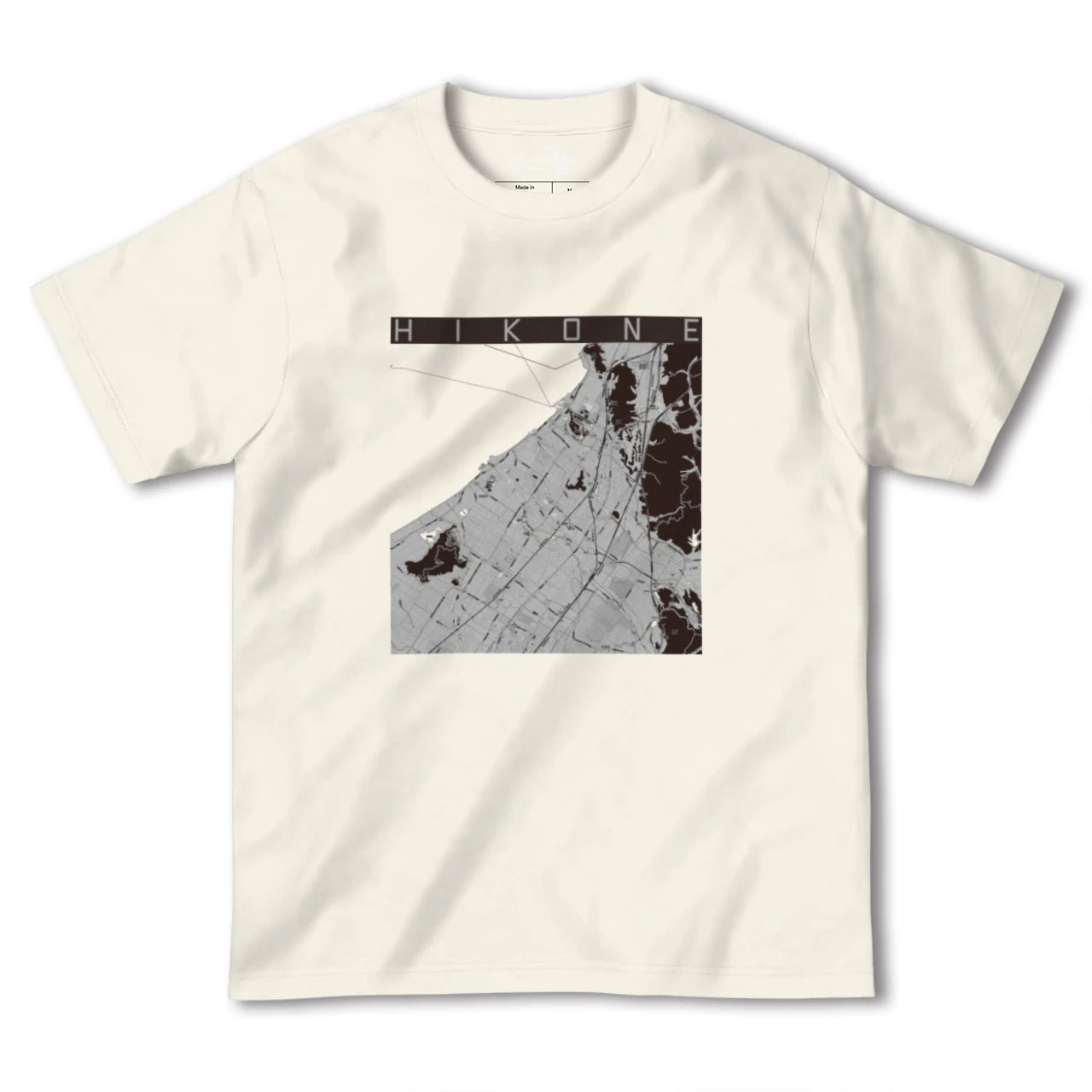 【彦根(滋賀県)】地図柄ヘビーウェイトTシャツ