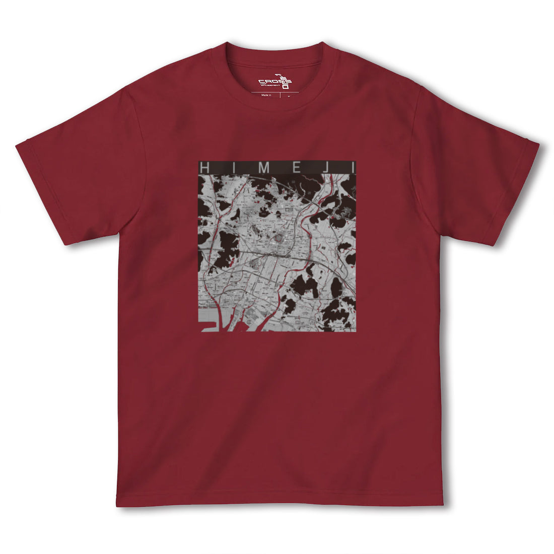 【姫路(兵庫県)】地図柄ヘビーウェイトTシャツ