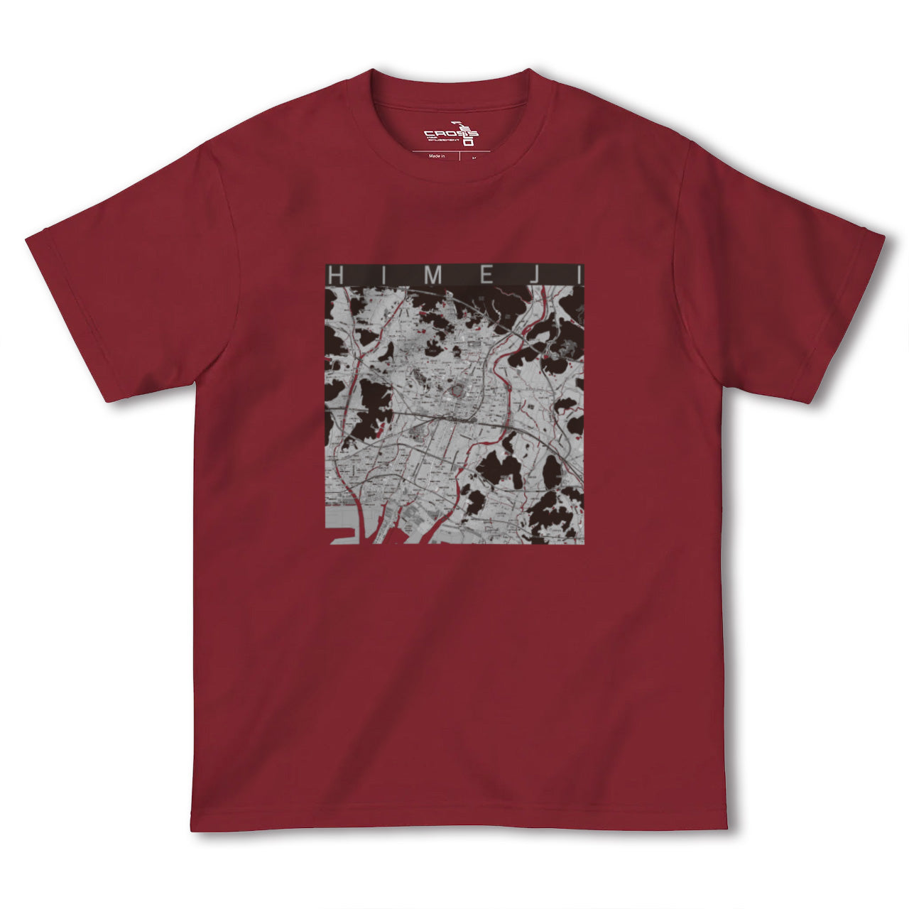 【姫路(兵庫県)】地図柄ヘビーウェイトTシャツ