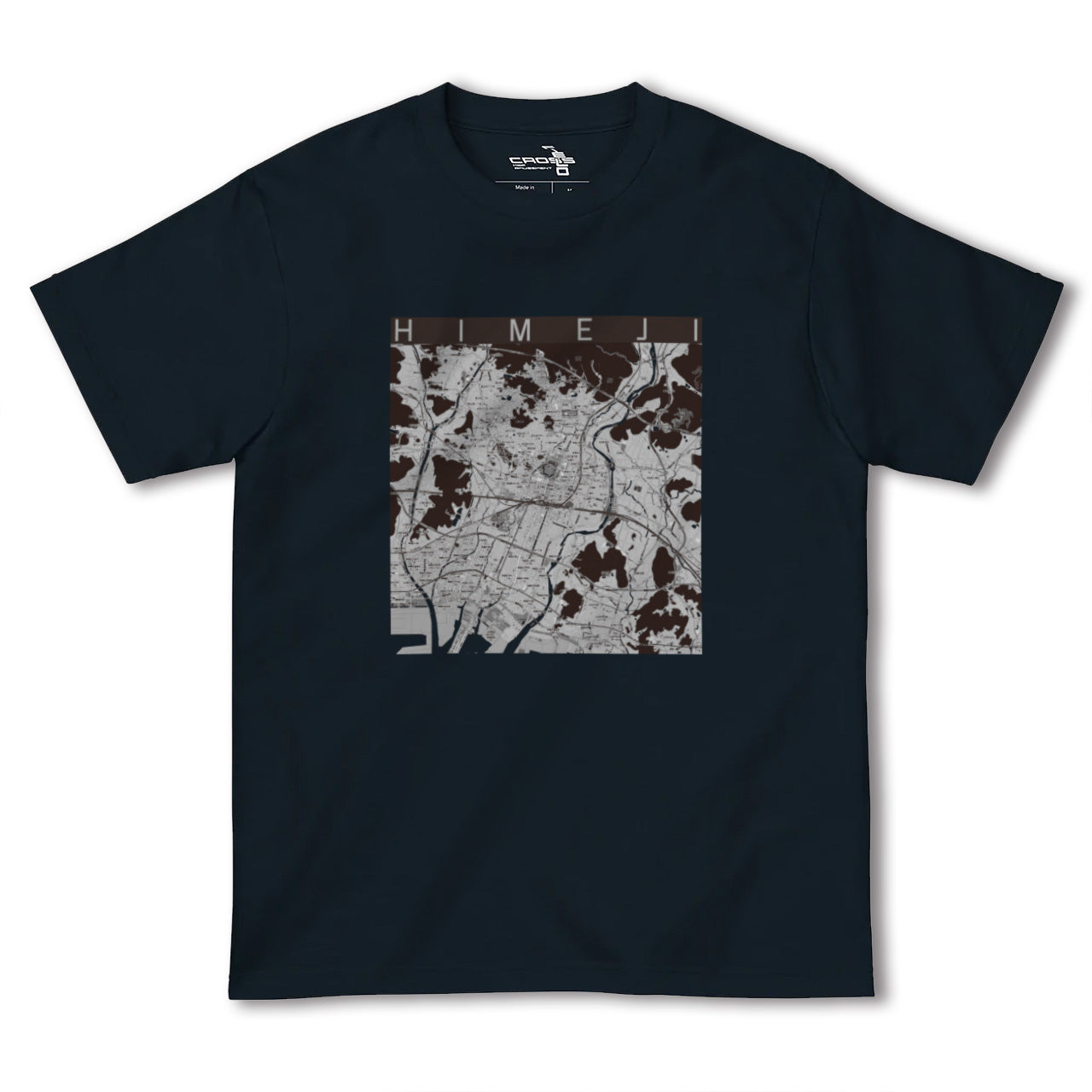 【姫路(兵庫県)】地図柄ヘビーウェイトTシャツ