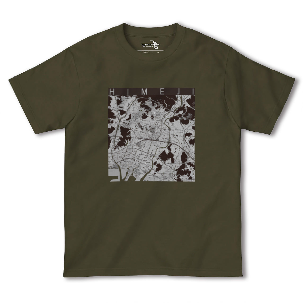 【姫路(兵庫県)】地図柄ヘビーウェイトTシャツ